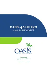 Preview for 12 page of Oasis 50 LPH RO Instruction Handbook For Installation, Operation And Maintenance