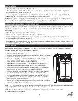 Preview for 5 page of Oasis 506335C User Manual