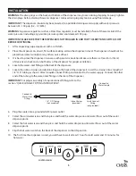 Preview for 5 page of Oasis 506336C User Manual