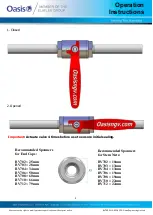 Предварительный просмотр 4 страницы Oasis BV700 Series Instruction Manual