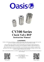 Oasis CV300 Series Instruction Manual preview
