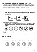 Предварительный просмотр 3 страницы Oasis N-CNG P30 Installation And Operating Manual