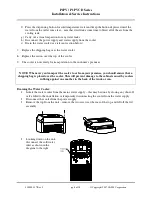 Preview for 6 page of Oasis P1PV Series Installation & Service Instructions Manual