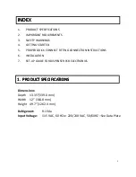 Preview for 2 page of Oasis PCP10EBF Installation Instructions Manual