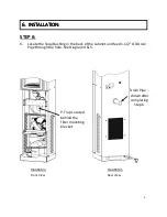 Preview for 9 page of Oasis PCP10EBF Installation Instructions Manual