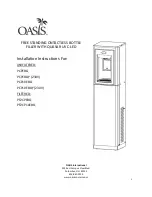 Oasis PCP10EBQ Installation Instructions Manual предпросмотр