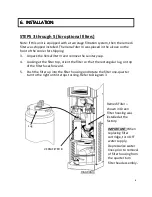 Preview for 8 page of Oasis PCP10EBQ Installation Instructions Manual