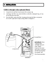 Предварительный просмотр 9 страницы Oasis PCPD10EBQ Installation Instructions Manual