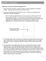 Preview for 4 page of Oasis PGN8EBF Installation Instructions Manual