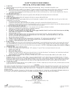 Oasis PSWSA1SK Instructions Manual preview