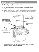 Предварительный просмотр 15 страницы Oasis Quasar 
PG8EBQ Installation Instructions Manual