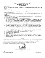Oasis R3 Instruction Manual preview