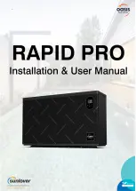 Oasis RAPID PRO RP14 Installation & User Manual preview