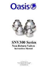 Preview for 1 page of Oasis SNV300 Series Instruction Manual