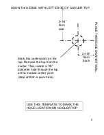 Предварительный просмотр 10 страницы Oasis VERSACOOLER II Series Installation Instructions Manual