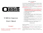 Preview for 1 page of Oasis YC4000 Owner'S Manual