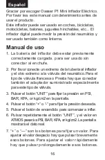 Preview for 20 page of Oasser P1 Operation Manual