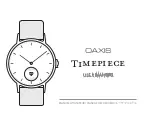 Preview for 1 page of Oaxis Timepiece User Manual