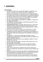 Preview for 4 page of ob DD2050 Use And Maintenance Manual