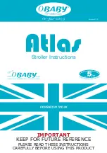 OBaby Atlas Instructions Manual предпросмотр