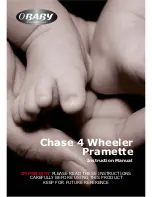 OBaby Chase 4 Wheeler Pramette Instruction Manual preview
