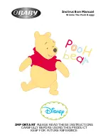 OBaby Disney Winnie The Pooh Buggy Instruction Manual preview