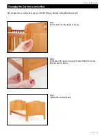 Preview for 6 page of OBaby Lisa Cot Bed Instructions Manual