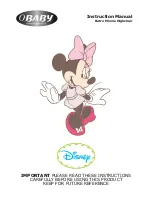 OBaby Retro Minnie Instruction Manual preview