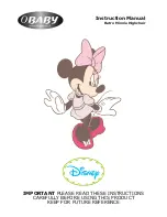 Preview for 1 page of OBaby Retro Minnie Instruction Manual