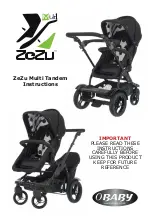 OBaby ZeZu Multi Tandem Instructions Manual preview