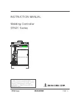 Obara Korea STN21 Series Instruction Manual предпросмотр