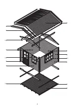 Предварительный просмотр 3 страницы Obau Nadlinger Gartenhaus Spree Assembly Instructions Manual