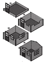 Предварительный просмотр 10 страницы Obau Nadlinger Gartenhaus Spree Assembly Instructions Manual