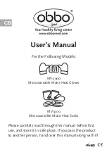 Preview for 1 page of obbo med MV-3900 User Manual