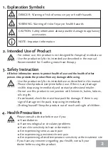 Preview for 3 page of obbo med MV-3900 User Manual