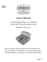 Obbo MF-2050 User Manual preview
