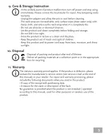 Preview for 6 page of Obbo MH-1400 User Manual