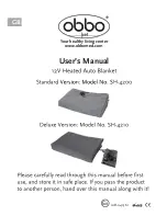 ObboMed SH-4200 User Manual preview