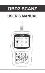 OBD2 SCANZ User Manual preview