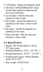 Предварительный просмотр 5 страницы OBD2 V318 User Manual