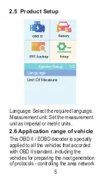 Предварительный просмотр 7 страницы OBD2 V318 User Manual