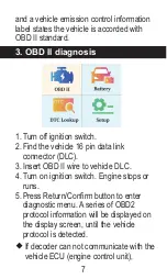 Предварительный просмотр 9 страницы OBD2 V318 User Manual