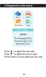 Предварительный просмотр 22 страницы OBD2 V318 User Manual