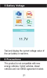 Предварительный просмотр 23 страницы OBD2 V318 User Manual