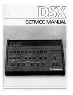 Preview for 1 page of Oberheim DSX Service Manual