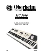 Oberheim MC 3000 Operating Manual preview