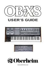 Oberheim OB-X8 User Manual preview