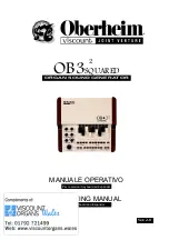 Preview for 1 page of Oberheim OB3 SQUARED Operating Manual