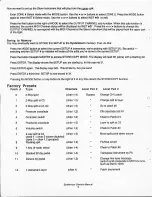 Preview for 6 page of Oberheim Perf/x Systemizer Owner'S Manual