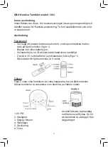 Предварительный просмотр 7 страницы OBH Nordica 1383 Manual